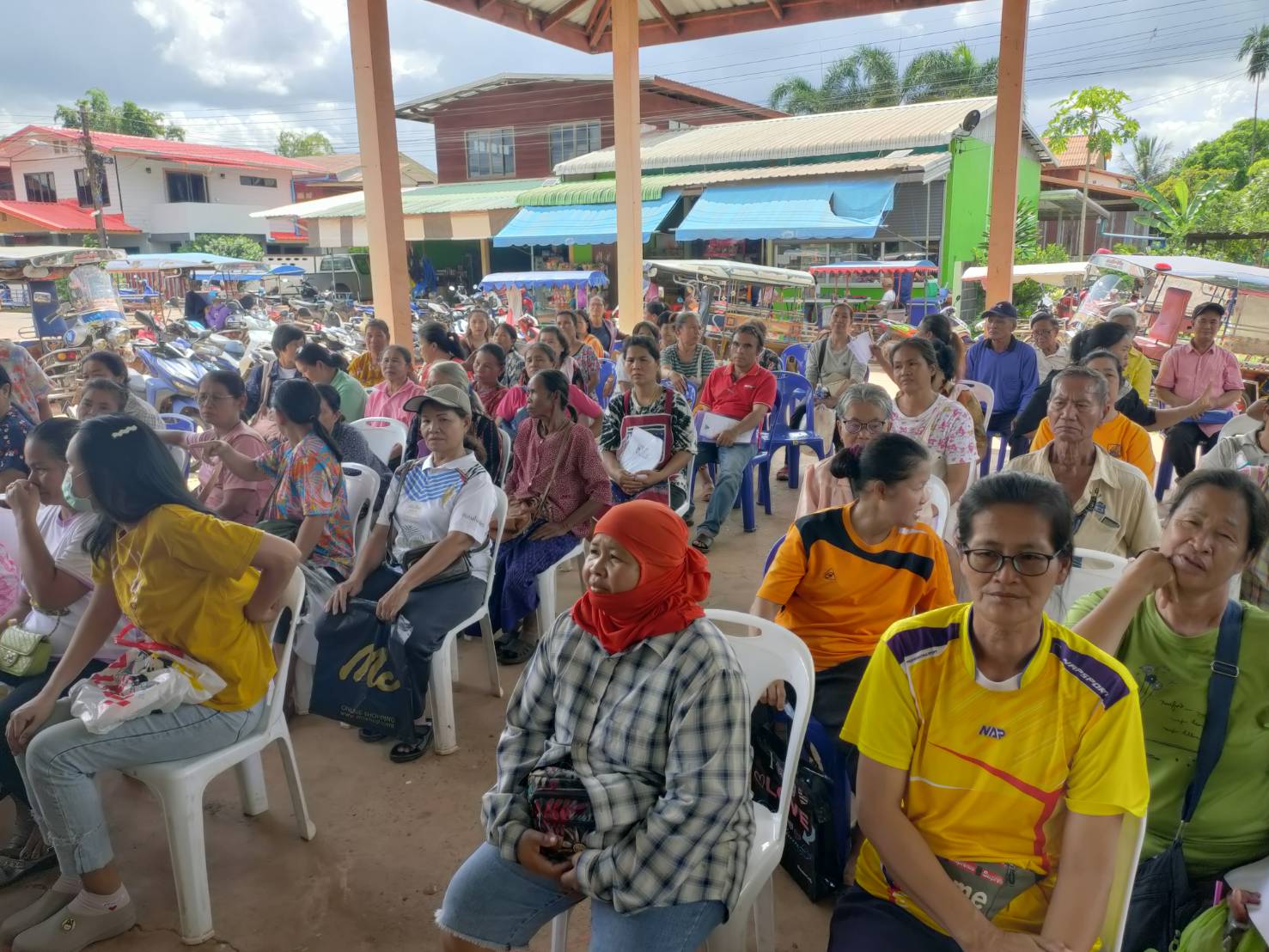 title - สำนักงานการปฏิรูปที่ดินจังหวัดบึงกาฬ ออกหน่วยรับคำร้องออกโฉนดเพื่อการเกษตร ให้แก่เกษตรกร